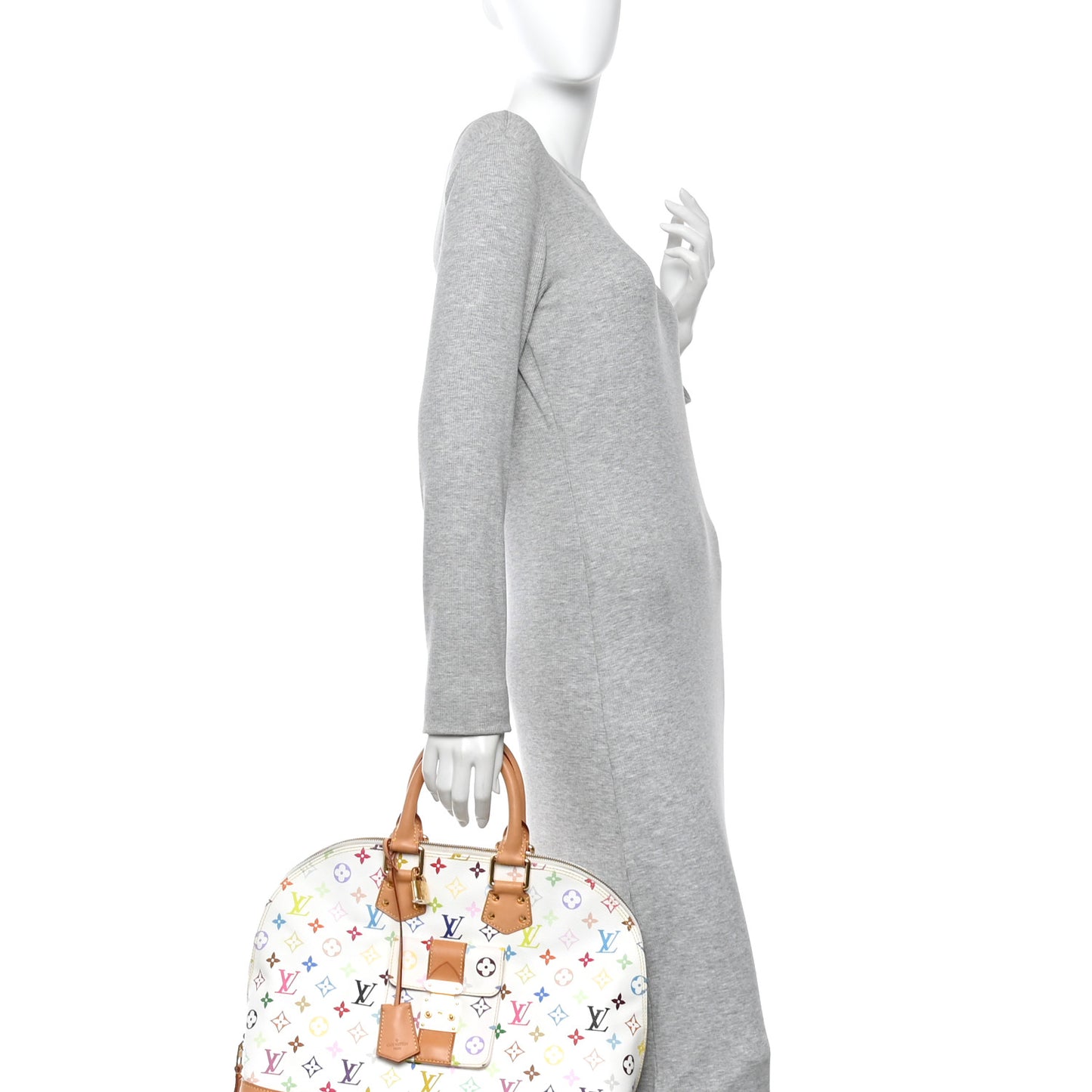 Monogram Multicolor Alma GM White