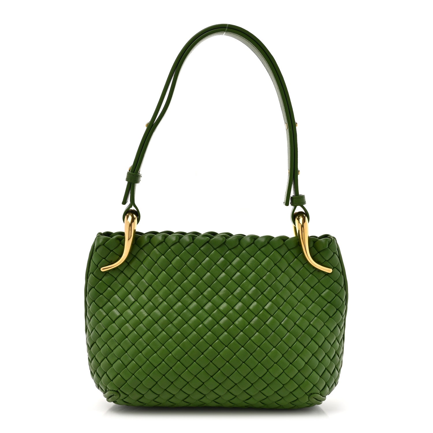 Bottega Veneta Nappa Intrecciato Small Clicker Shoulder Bag Avocado 1 of 11