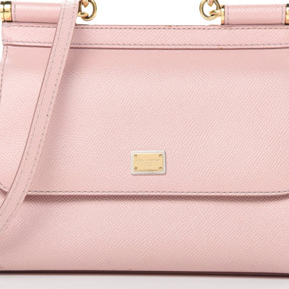 Dolce & Gabbana Dauphine Small Miss Sicily Satchel Pink 7 of 12