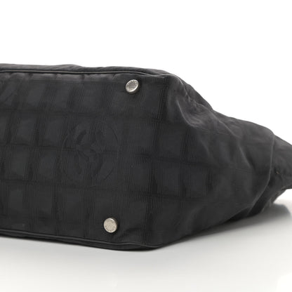 Chanel Nylon Large Travel Tote Black 10 of 16