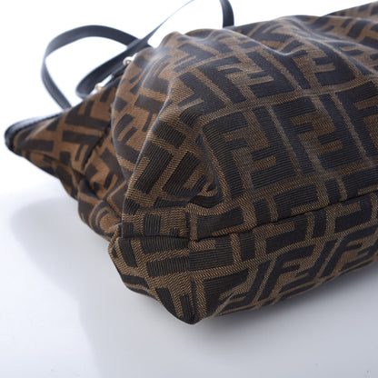 Fendi Zucca Small Chef Shopping Tote Tobacco Moro 8 of 10