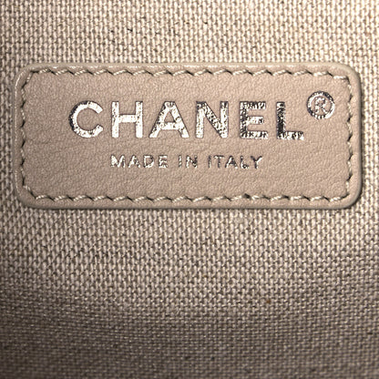 Chanel Mixed Fibers Small Deauville Tote White 6 of 13