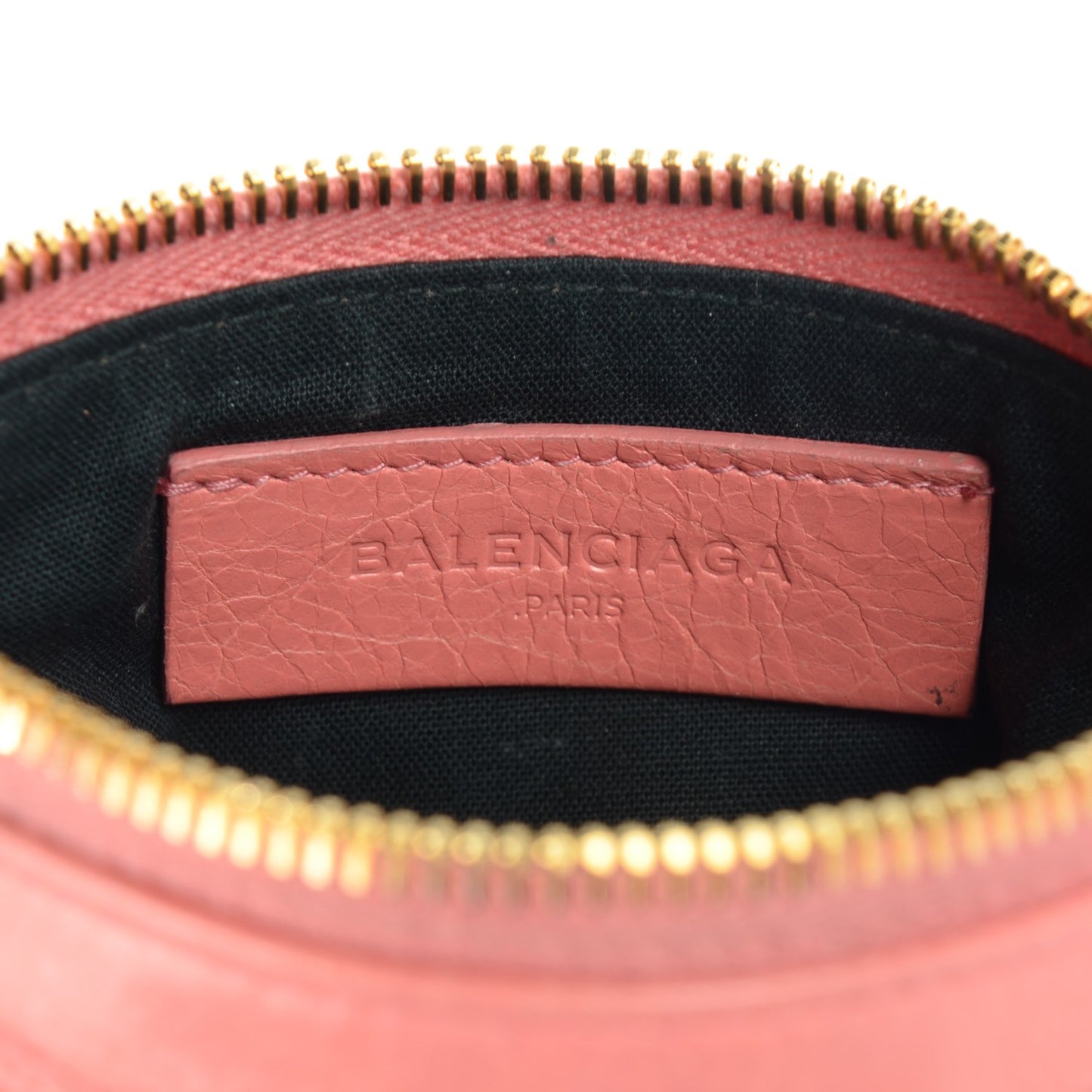 Agneau Giant 12 Gold Hardware M Porte-Monnaie Coin Purse Rose Azalee
