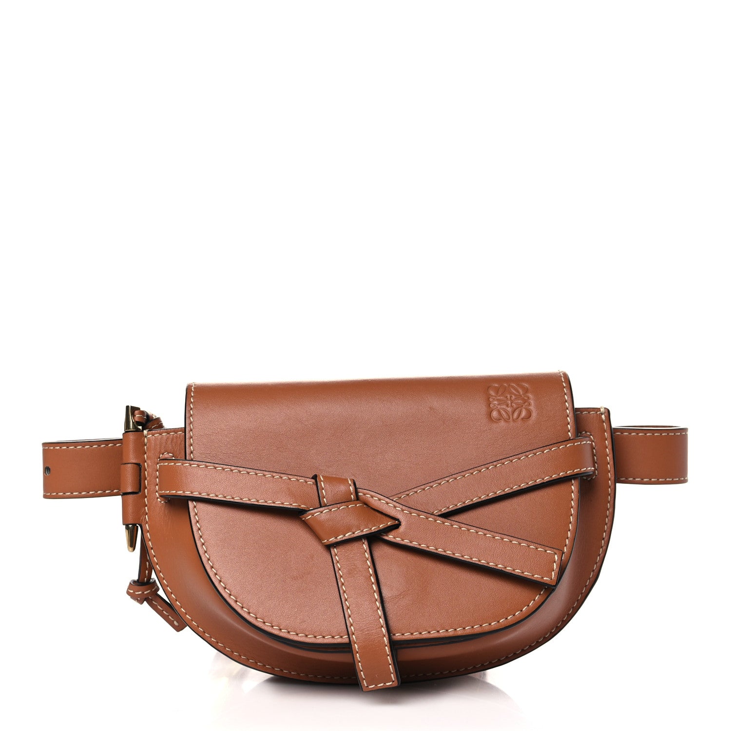 Loewe Calfskin Mini Gate Belt Bag Tan 1 of 9
