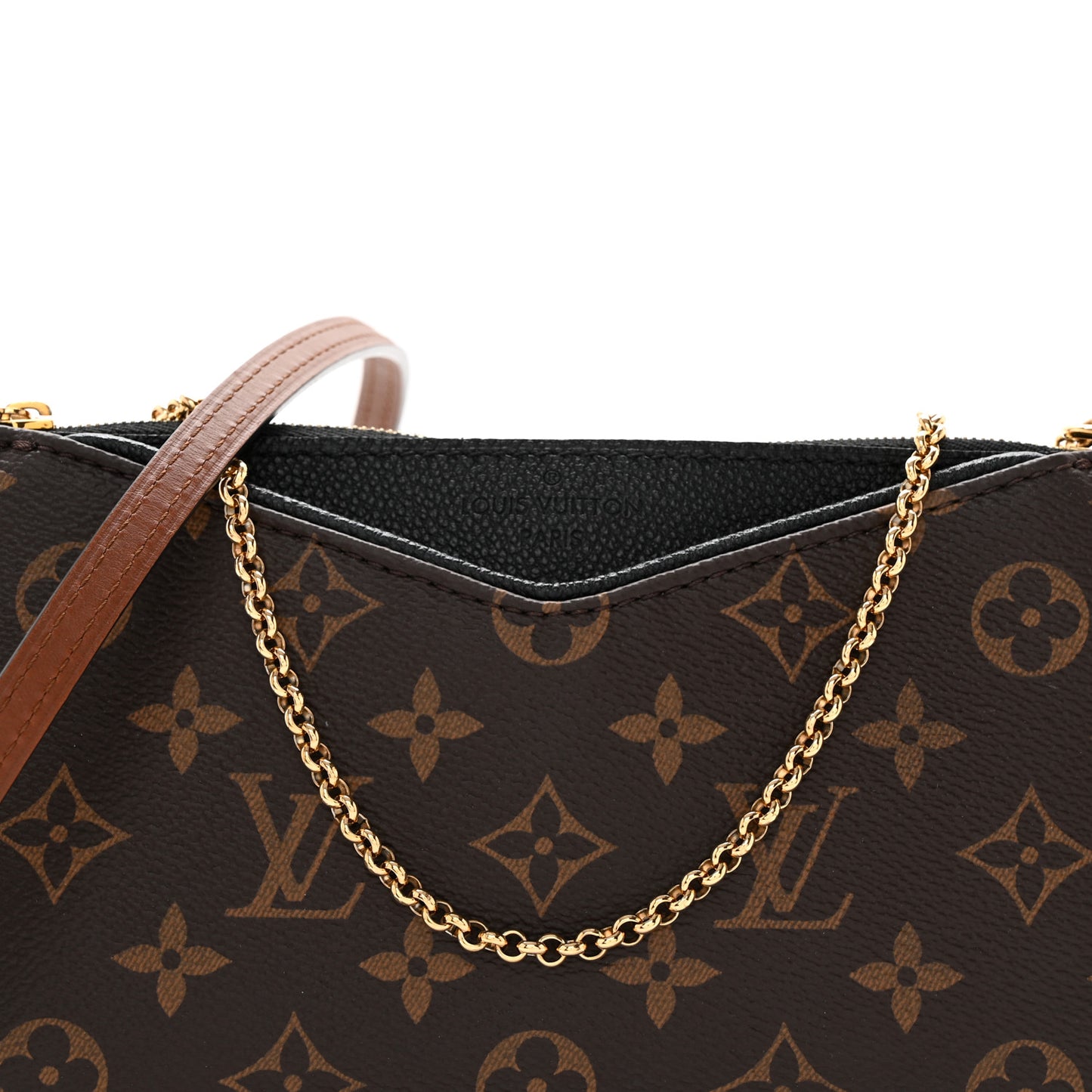 Monogram Pallas Clutch Black