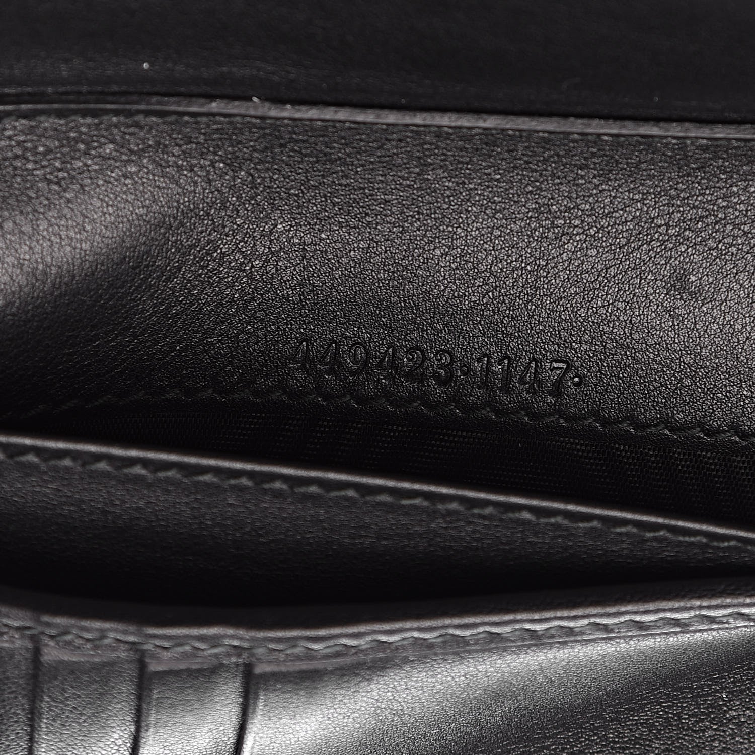 Gucci Soft Microguccissima Zip Around Organizer Wallet Black 7 of 7