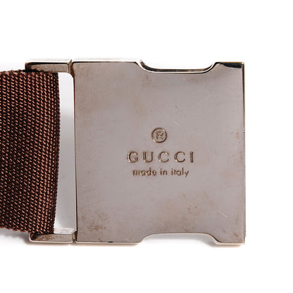 Gucci GG Monogram Web Double Pocket Belt Bag Brown 6 of 8