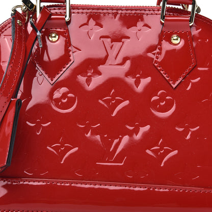 Louis Vuitton Vernis Alma BB Cherry 11 of 11