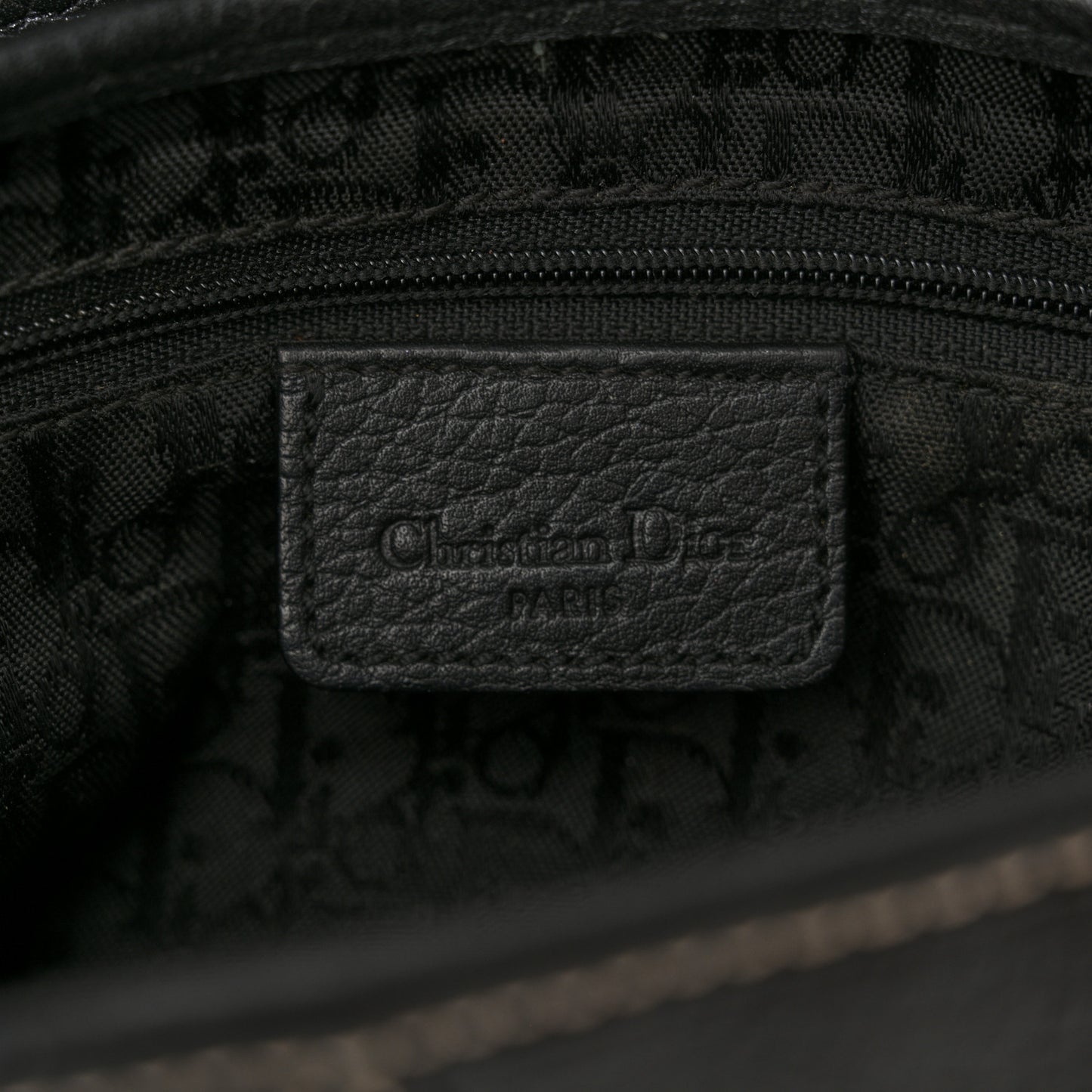 Calfskin Double Saddle Bag Black