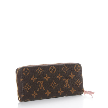 Louis Vuitton Monogram Clemence Wallet Rose Ballerine 3 of 7