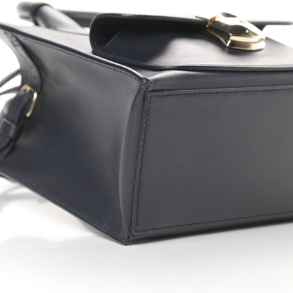 Balenciaga Calfskin Padlock Mini All Afternoon Tote Bleu Nuit 9 of 17
