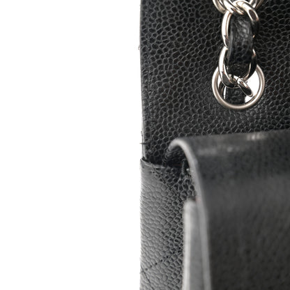 Chanel Caviar Quilted Jumbo Double Flap Black 11 of 11