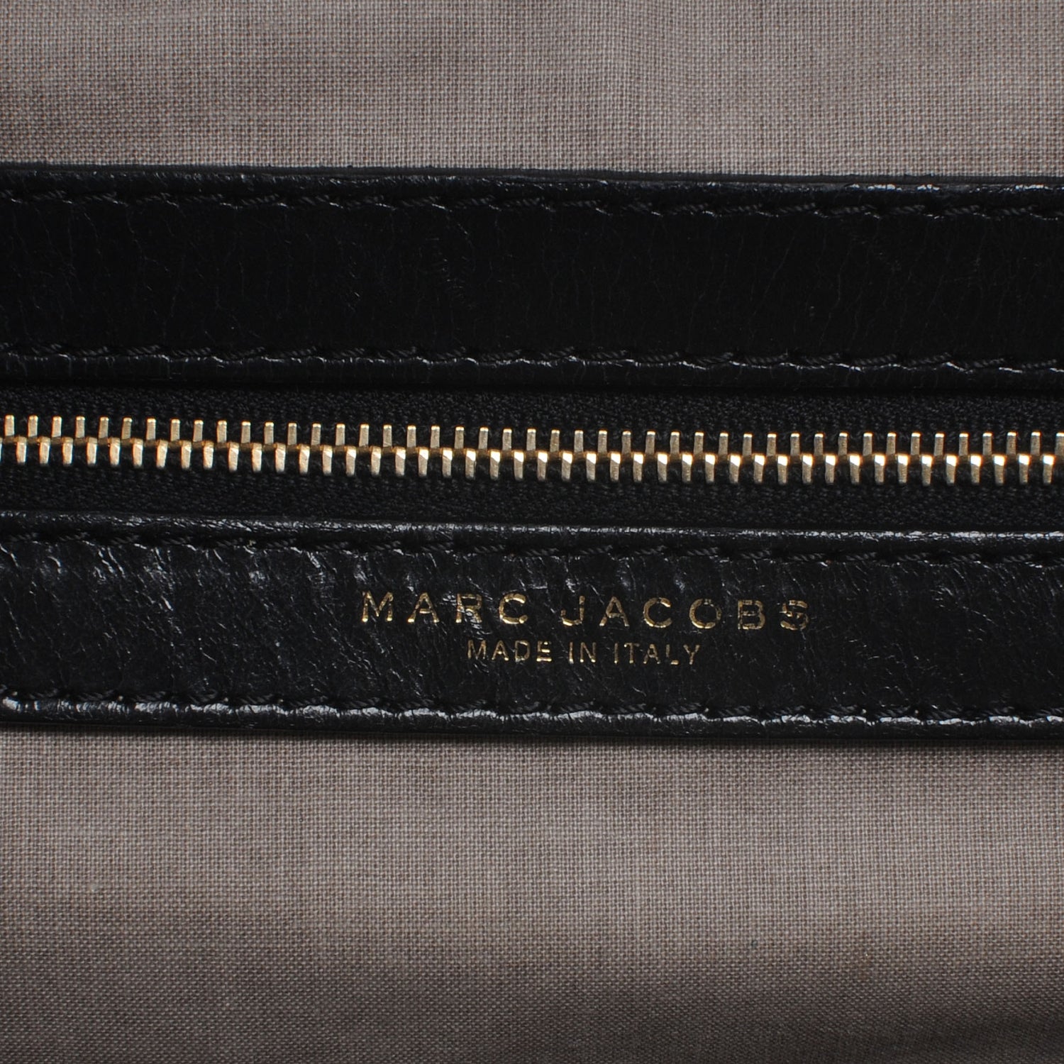 Marc Jacobs Leather Patchwork Stam Black 6 of 7