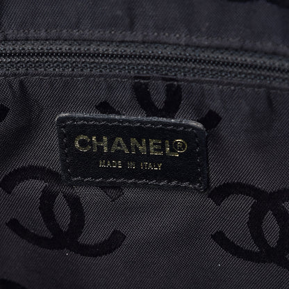 Chanel Calfskin Wild Stitch Top Handle Bag Black 6 of 21