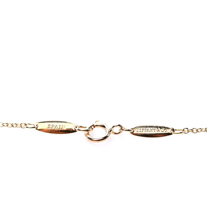 Tiffany 18K Yellow Gold 12mm Elsa Peretti Bean Pendant Necklace 5 of 6