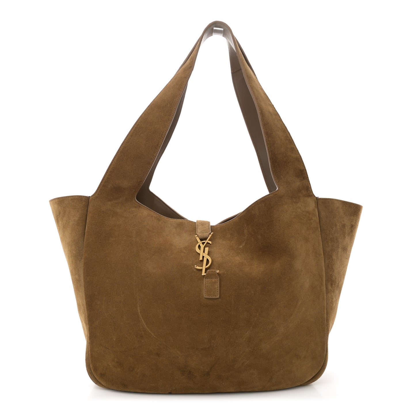 Suede Le 5 A 7 Bea Tote Caramel Cognac