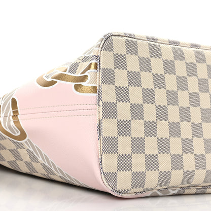 Louis Vuitton Damier Azur Nautical Neverfull MM 7 of 8
