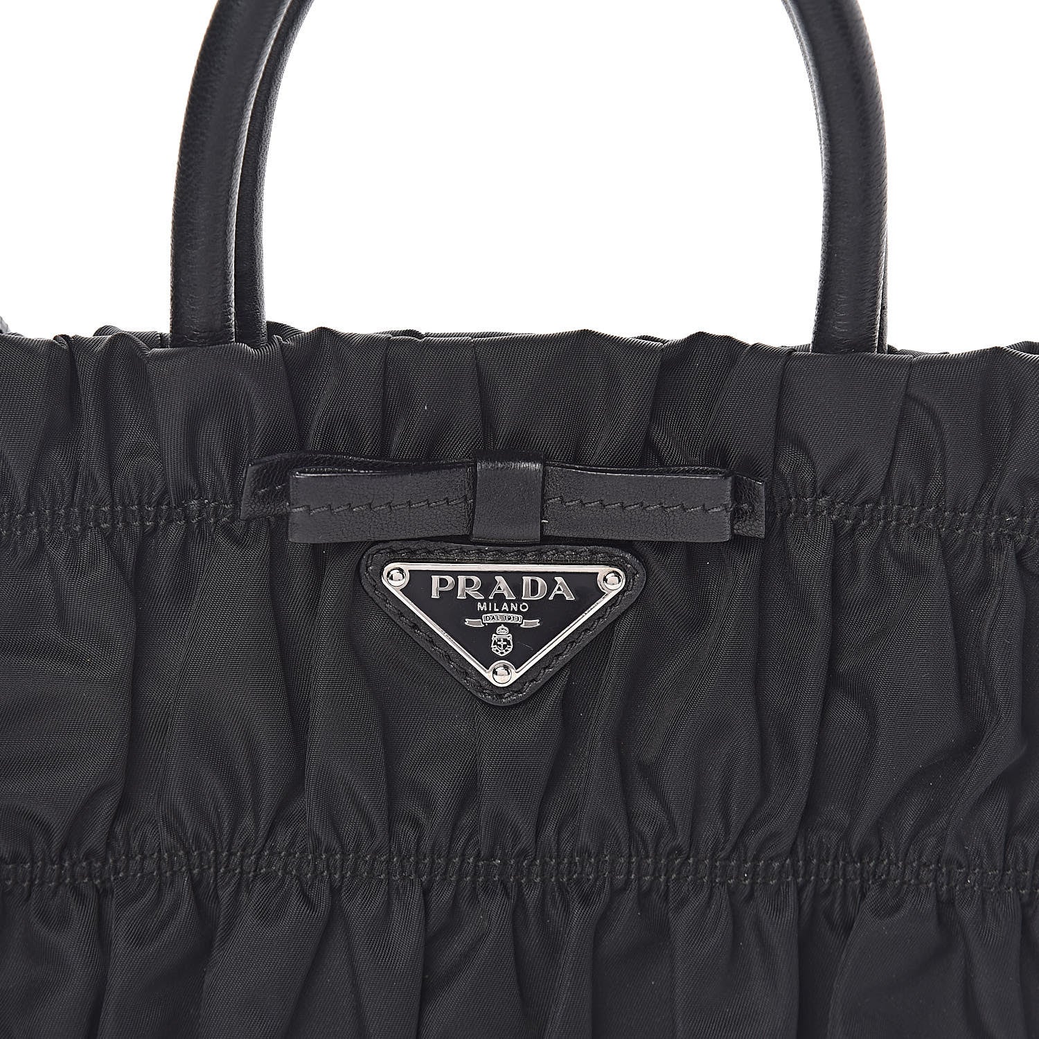 Prada Tessuto Nylon Gaufre Tote Black 12 of 12