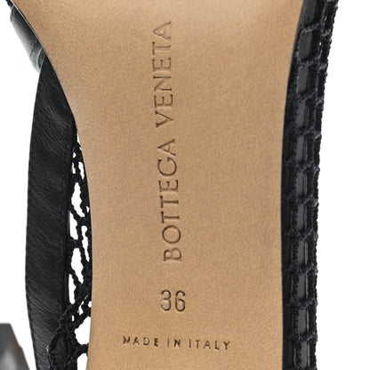 Bottega Veneta Mesh Nappa Chunky Chain Sandals 36 Black 6 of 7