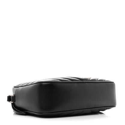 Saint Laurent Calfskin Matelasse Monogram Lou Camera Bag Black 4 of 11