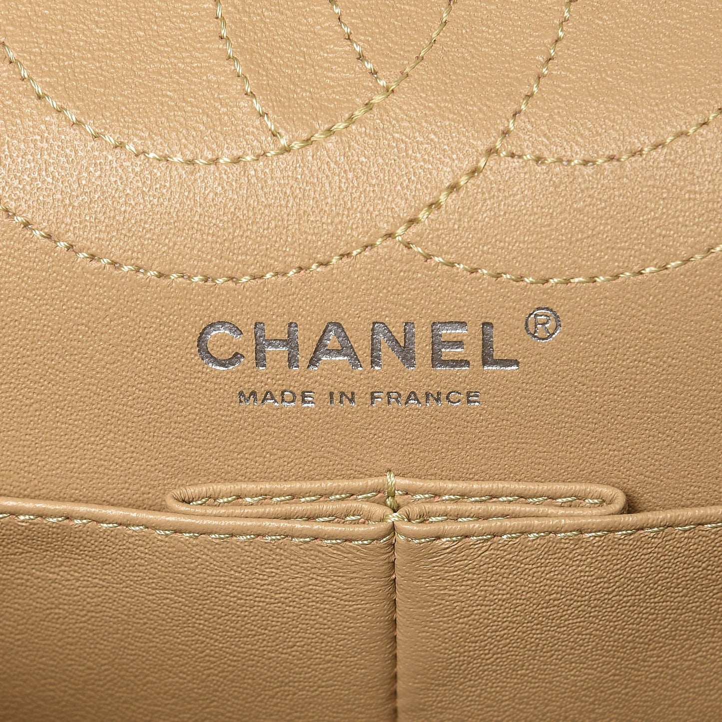Metallic Aged Calfskin Quilted 2.55 Reissue 226 Flap Gold