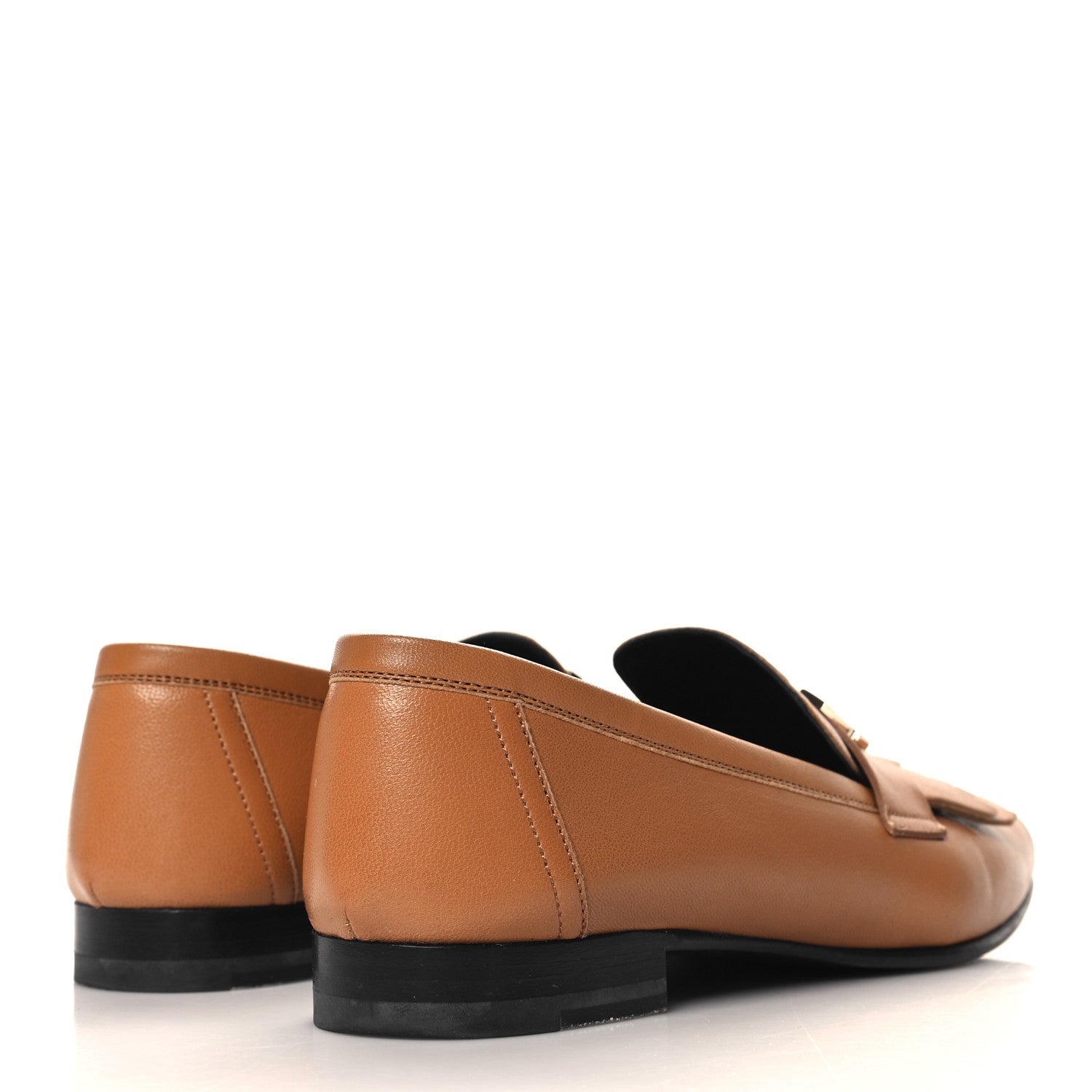 Hermes Goatskin Womens Royal Loafers 38 Naturel 5 of 10