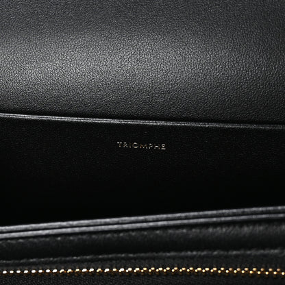 Celine Shiny Calfskin Medium Triomphe Black 8 of 13