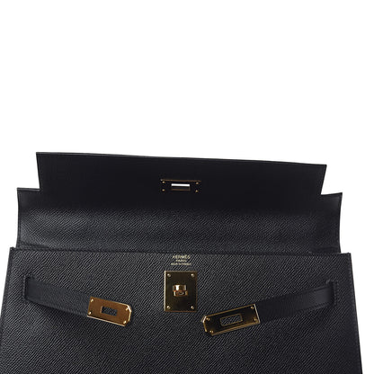 Hermes Epsom Kelly Sellier 32 Black 15 of 32