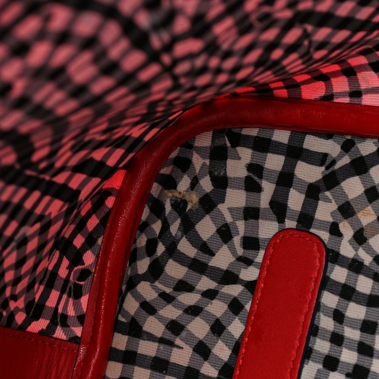 Visetos Large Liz Reversible Shopper Tote Ruby Red