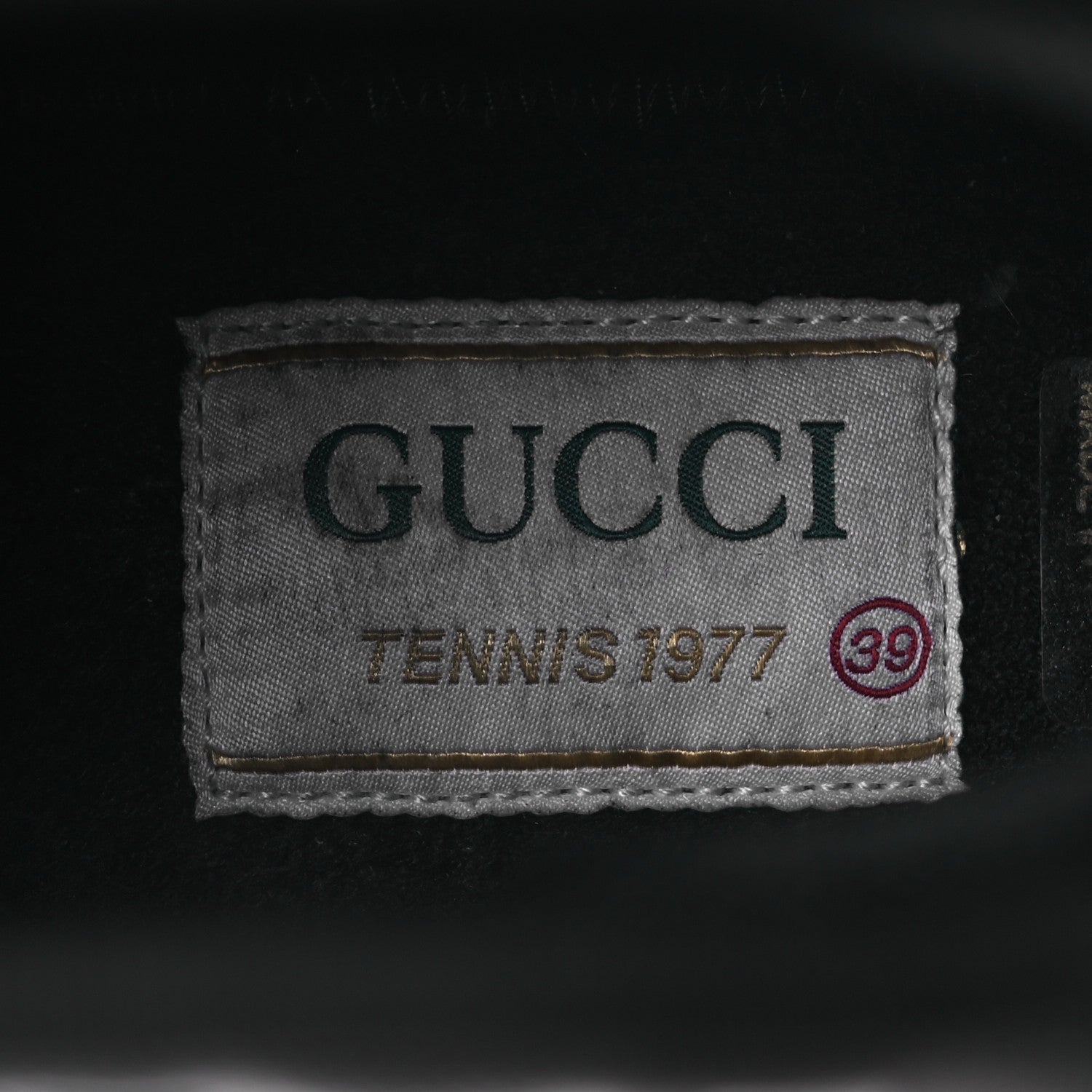 Gucci Econyl Nylon Web Monogram Off The Grid Womens 1977 Tennis High Top Sneakers 39 Black 9 of 11