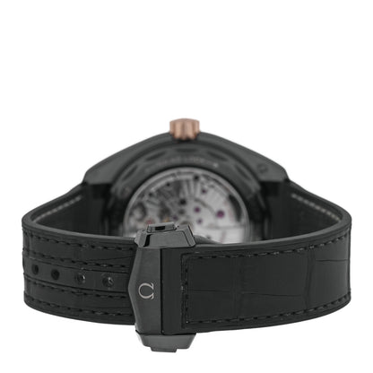 Omega Ceramic 18K Sedna Gold Alligator 45.5mm Seamaster Planet Ocean Automatic Watch Black 215.63.46.22.01.001 3 of 5