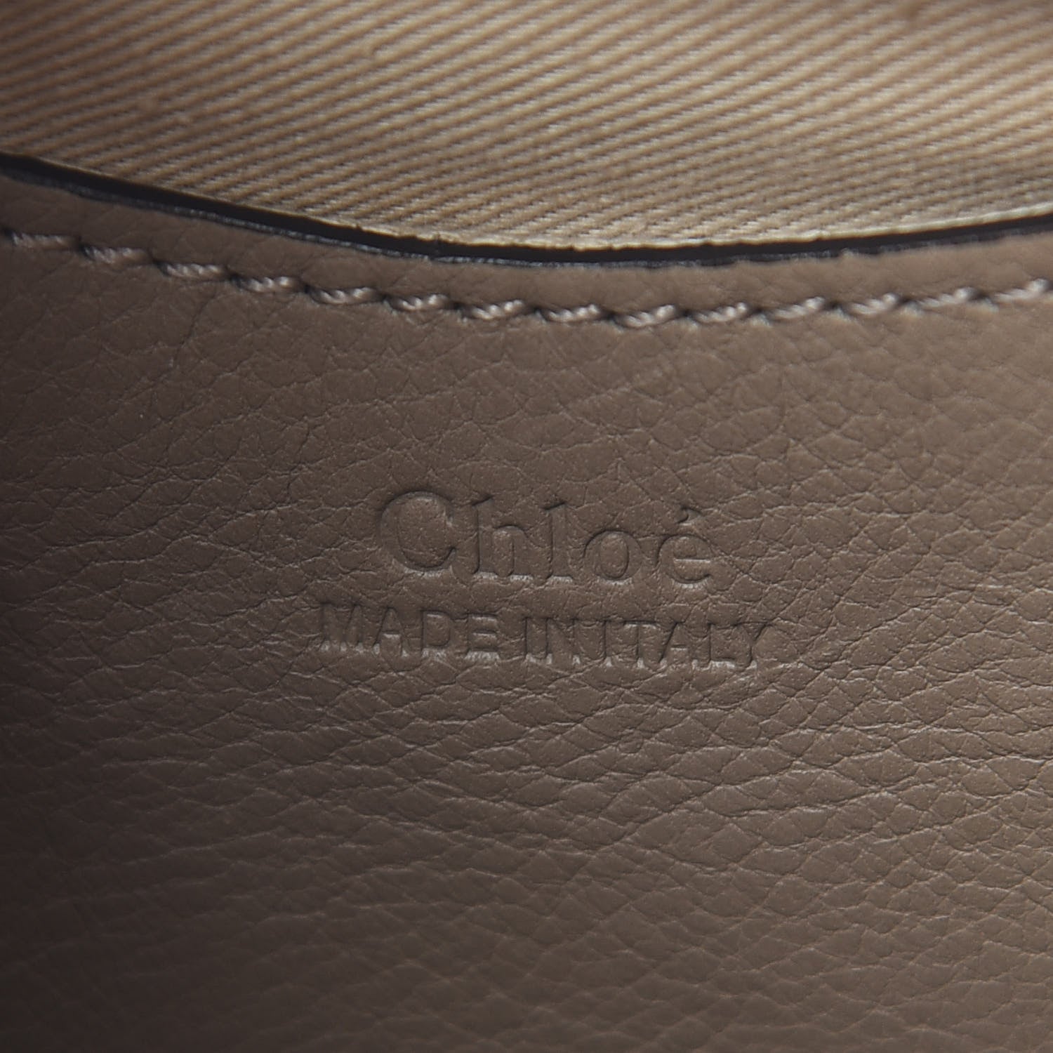Chloe Suede Calfskin Small Owen Bucket Bag Motty Grey 6 of 8