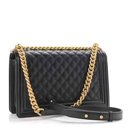Chanel Caviar Quilted New Medium Boy Flap Black 3 of 11