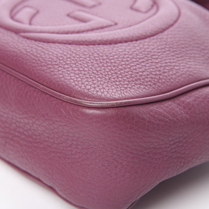 Gucci Pebbled Calfskin Small Soho Disco Bag Peonia Flower 9 of 14
