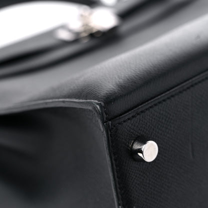 Hermes Epsom Kelly Sellier 40 Black 8 of 16