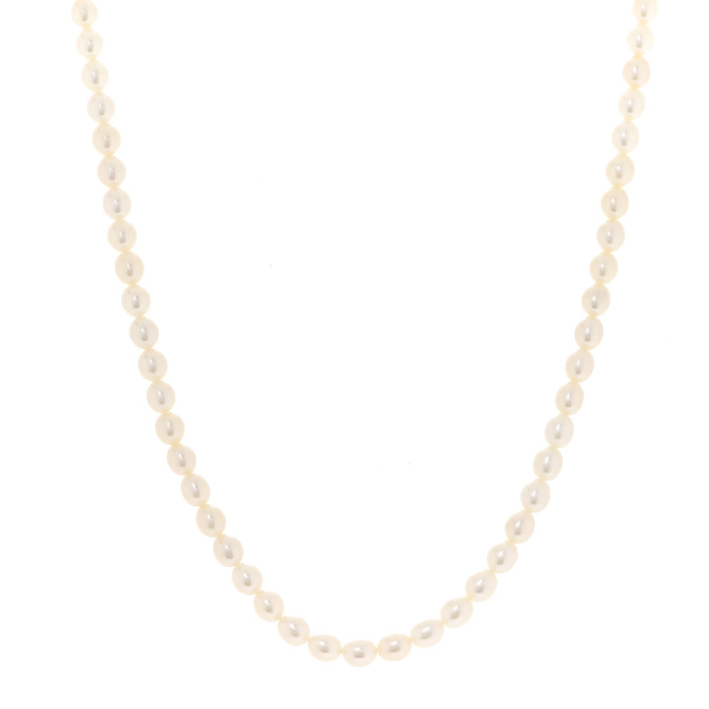 Sterling Silver Freshwater Pearl 4.5-5mm Strand Necklace