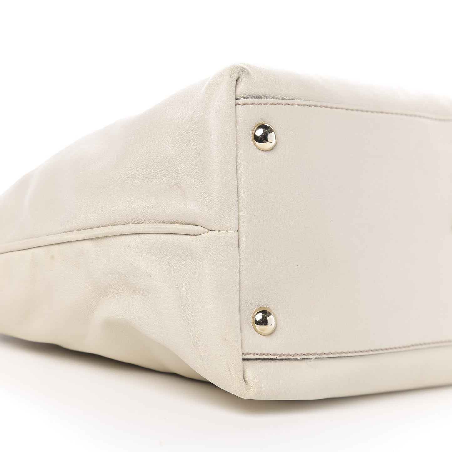 Calfskin Medium New Britt Tote Off White