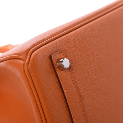 Hermes Epsom Birkin 30 Orange 8 of 35