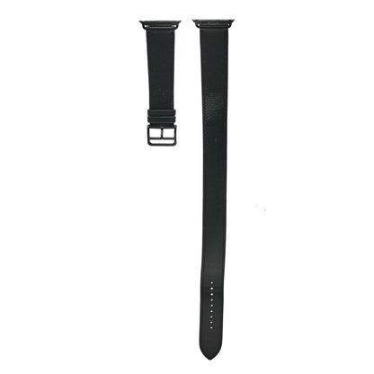 Hermes Swift 46mm Apple Watch Double Tour Strap Black 1 of 5