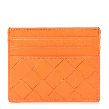 Bottega Veneta Nappa Intrecciato Card Holder Light Orange 1 of 6