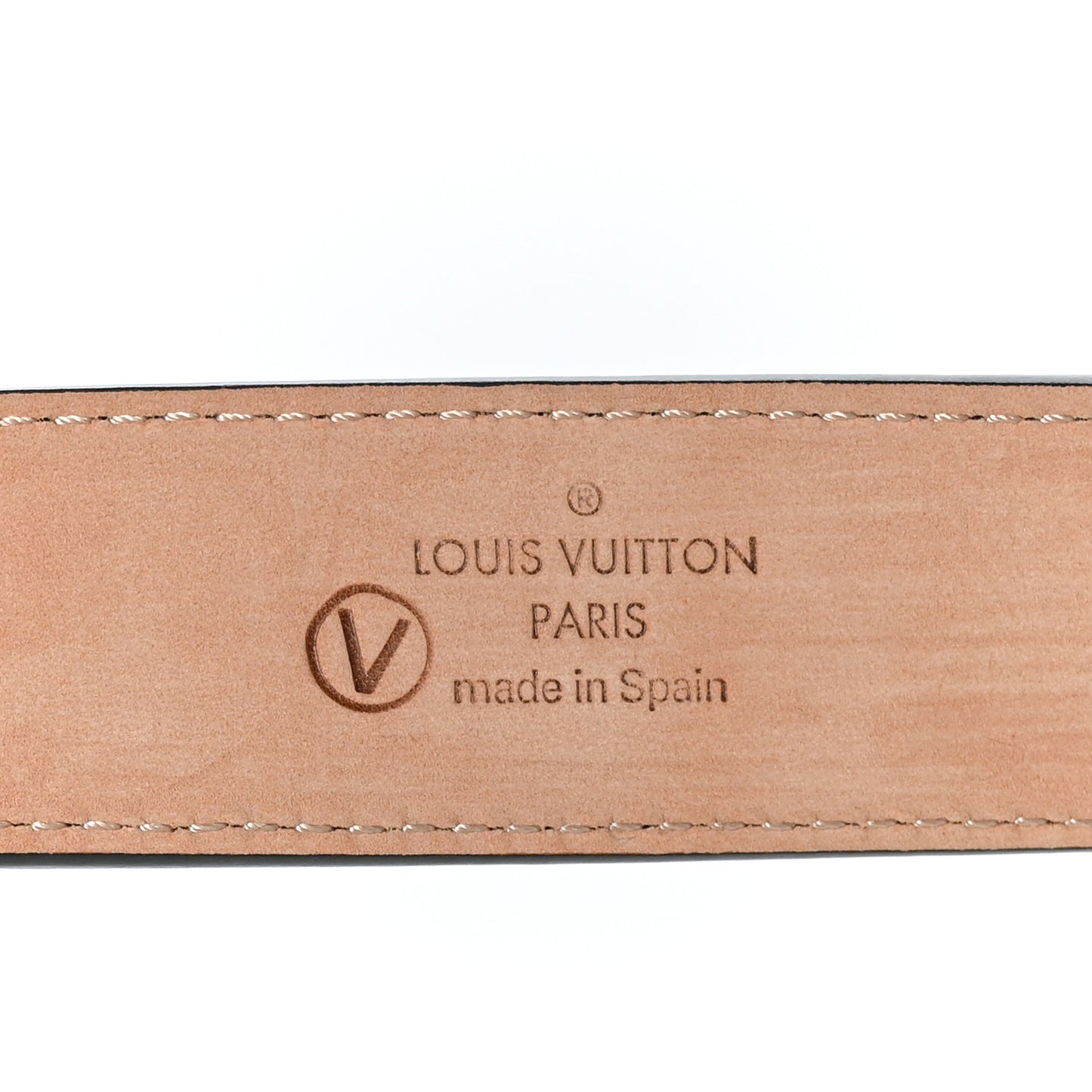Epi 30mm LV Initiales Belt 80 32 Black