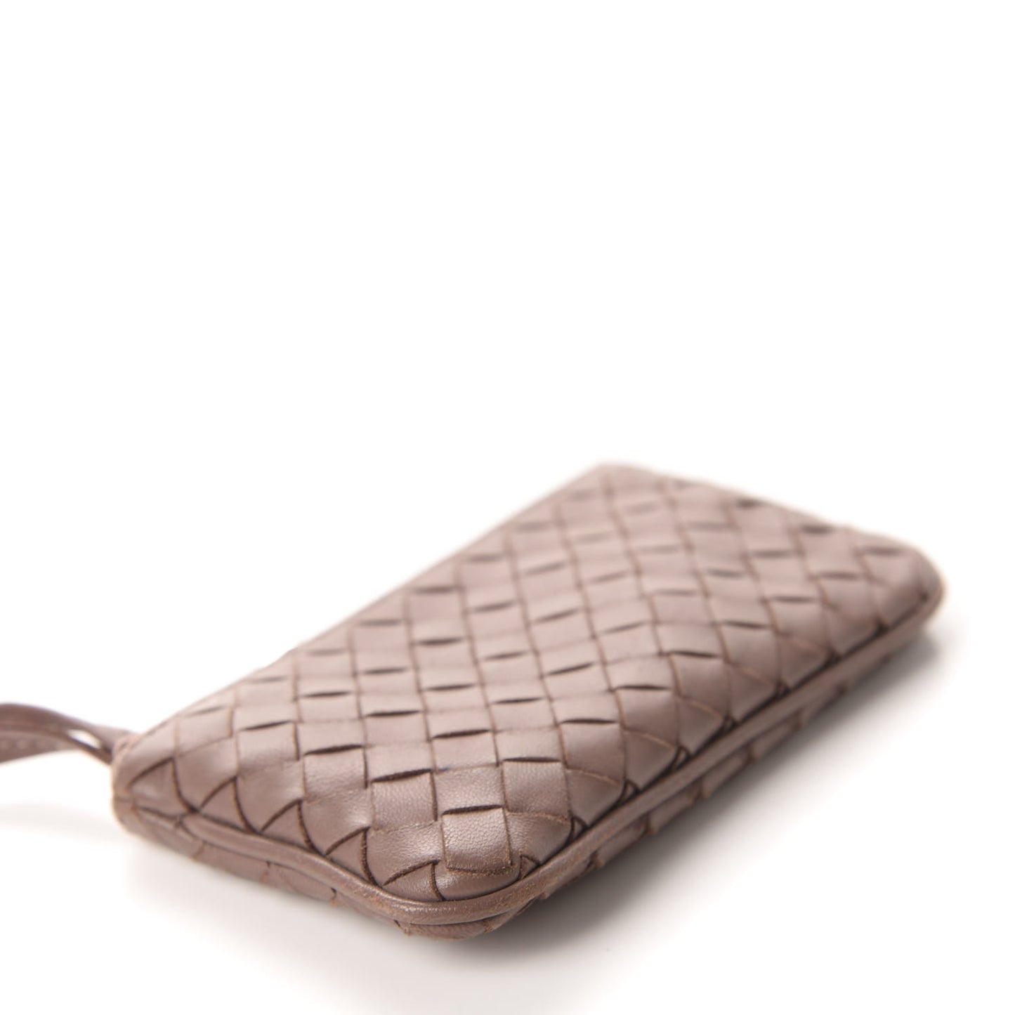 Nappa Intrecciato Key Holder Noce