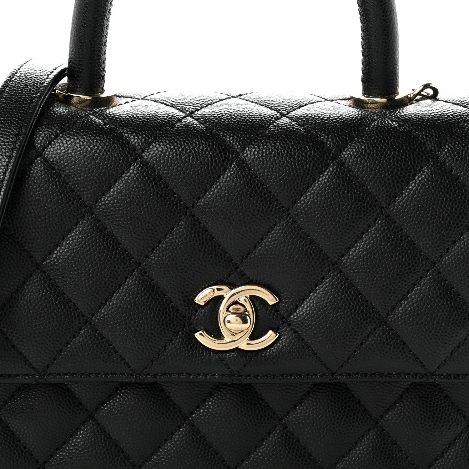 Chanel Caviar Quilted Mini Coco Handle Flap Black 8 of 10