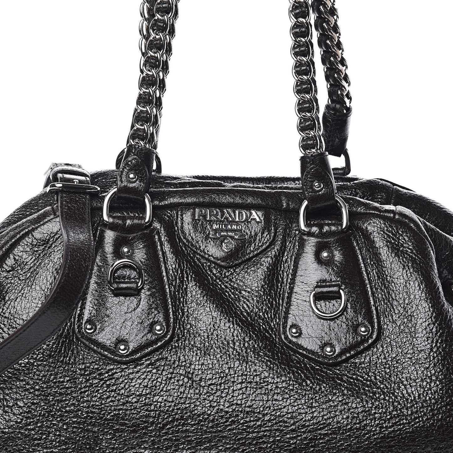 Cervo Lux Bauletto Tote Ebano