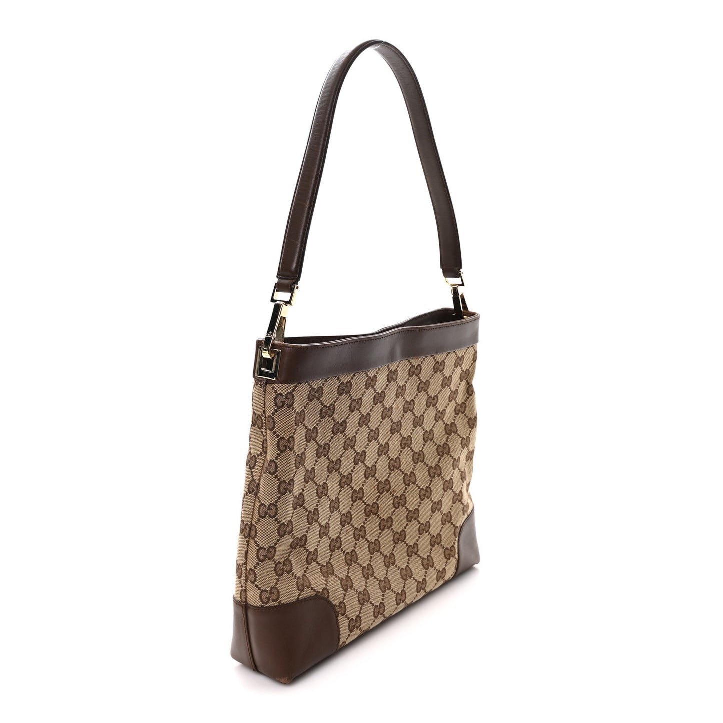 Monogram Hobo Dark Brown