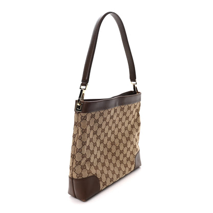Gucci Monogram Hobo Dark Brown 3 of 12