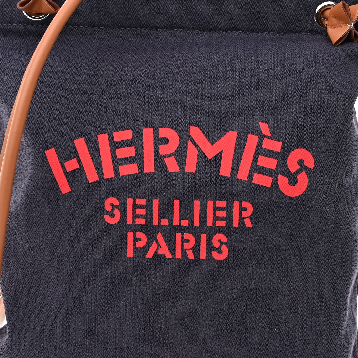 Hermes Canvas Swift Aline Grooming Bag Navy 8 of 11