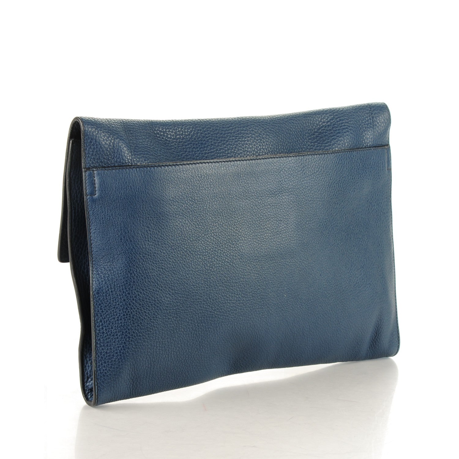 Prada Vitello Daino Attache Portfolio Case Bleuette 3 of 7