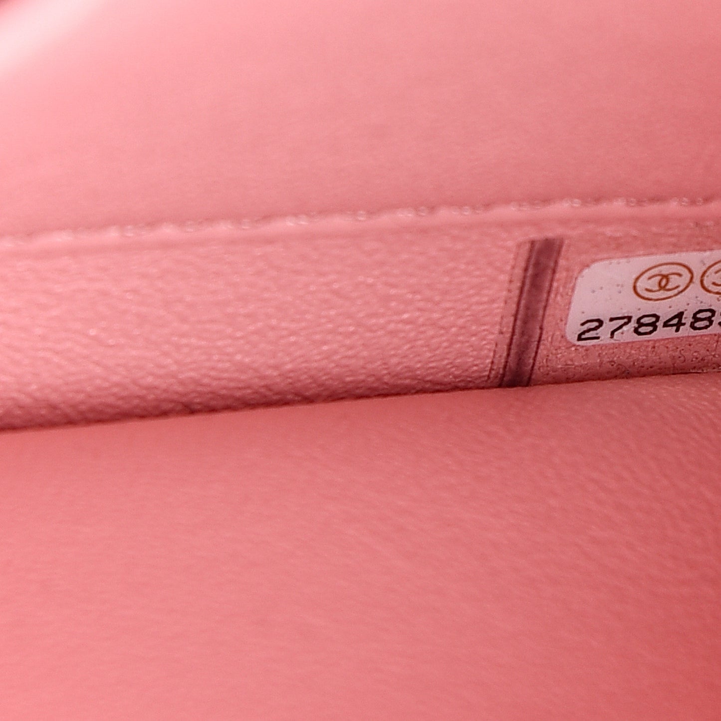 Lambskin Quilted Small Trendy CC Flap Dual Handle Bag Pink