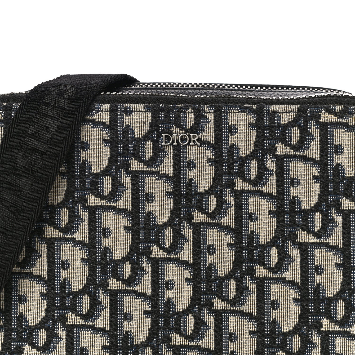 Christian Dior Oblique Pouch Navy Blue 7 of 11